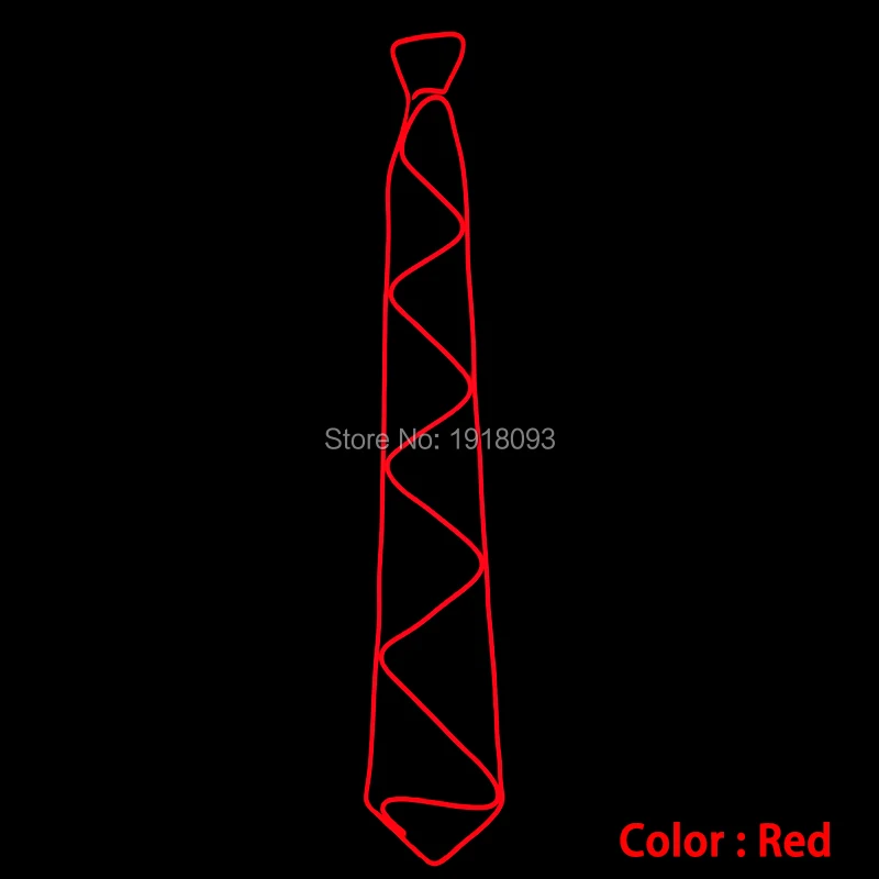 10 Цвета Новый Тип звуковая активация Освещение Оригинальные Светильники LED Средства ухода за кожей Шеи Галстук светящиеся EL провода