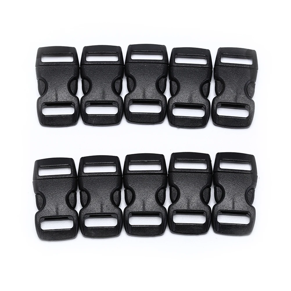 Buy 10PCS Black Plastic Side Quick Release Buckles For