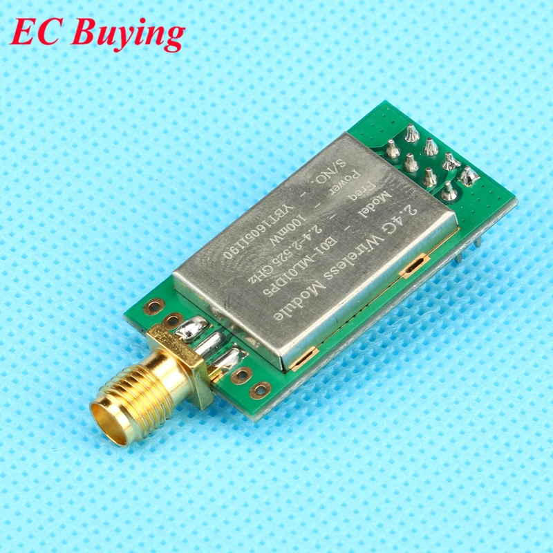 2 предмета Long Range E01-ML01DP5 Ebyte 20dBm 2100 м SPI NRF24L01 + PA + МШУ 2,4 ГГц RF Беспроводной модуль приемопередатчика антенну с щит