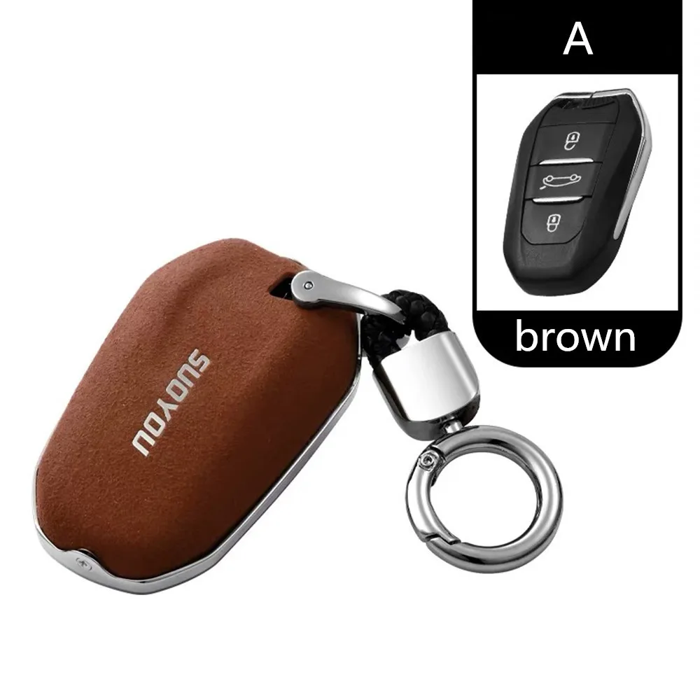 

Car Key Shell Key Case Cover Galvanized Alloy For Peugeot 208 308 508 3008 5008 for Citroen C4 Picasso DS3 DS4 DS5 DS6