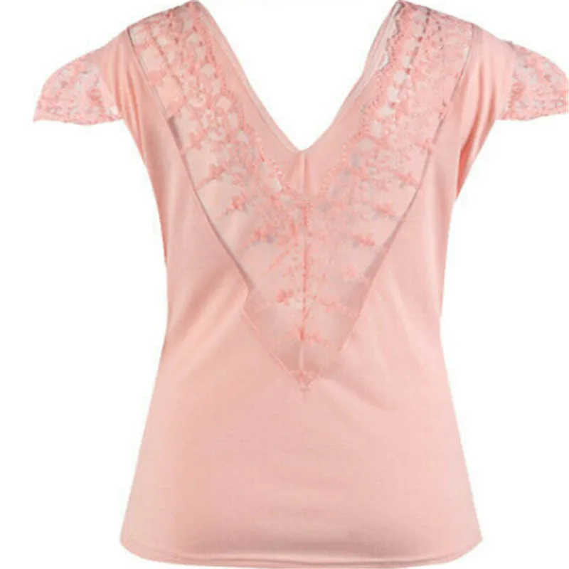 الساخن مثير المرأة الرباط الزهور الصيف قميص قمم قصيرة الأكمام شير Bodycon عارية الذراعين مثير حار بيع الإناث الصيف بلوزة زائد حجم