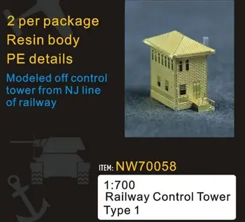 

1/700 Scale Railway Control Tower Type1, (resin+metal)