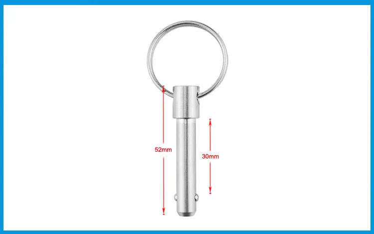 2 шт 8 мм Морской сорт быстроразъемный шариковый штырь для ЛОДКИ БИМИНИ верхней палубы шарнир морской нержавеющей стали 316 аксессуары для лодки
