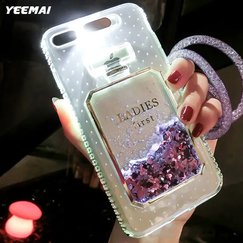 Luxury Bling Stars Dynamic Liquid Quicksand Clear Phone