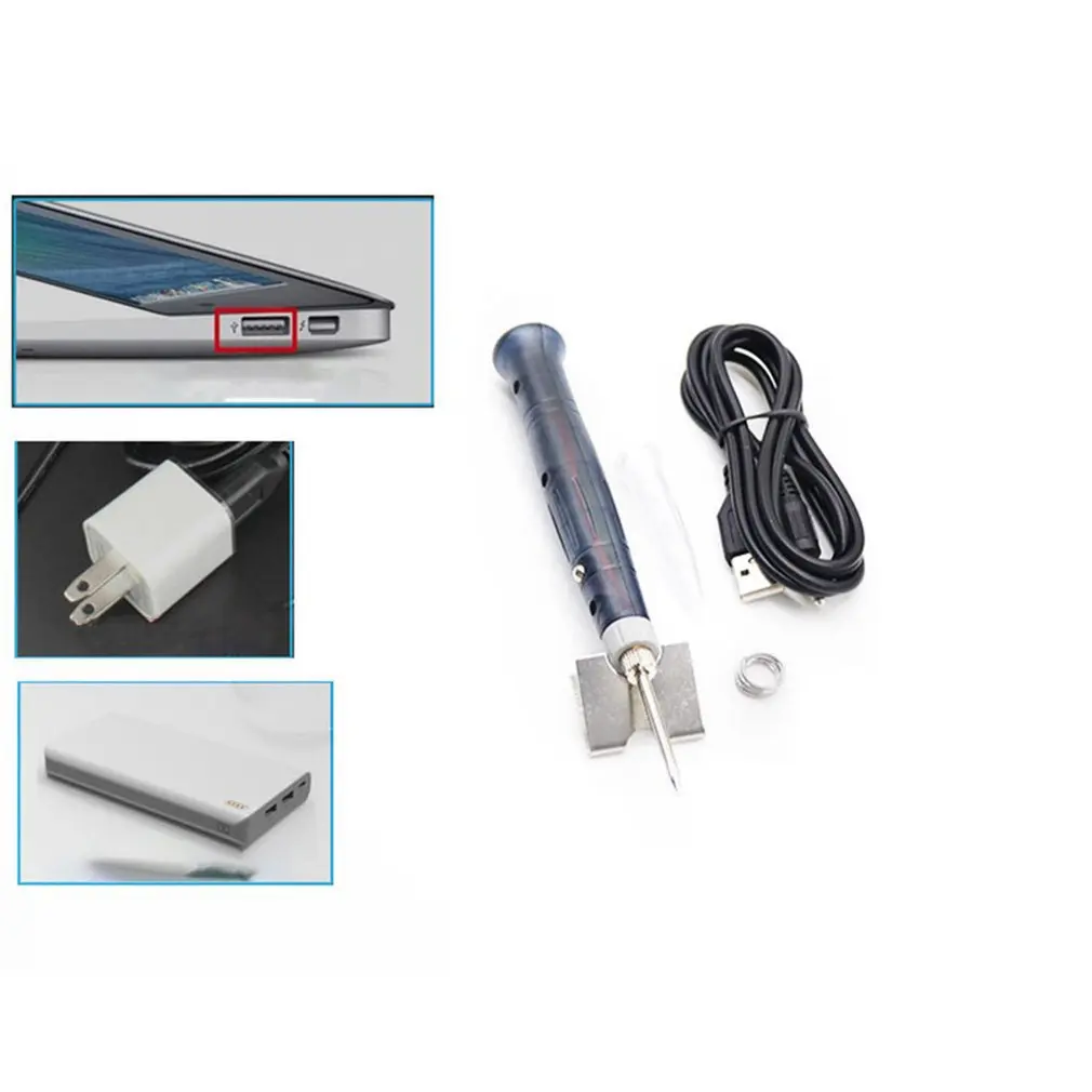 Мини Портативный USB Электрический паяльник ручка/наконечник сенсорный переключатель 5 в 8 Вт регулируемый Электрический паяльник инструменты