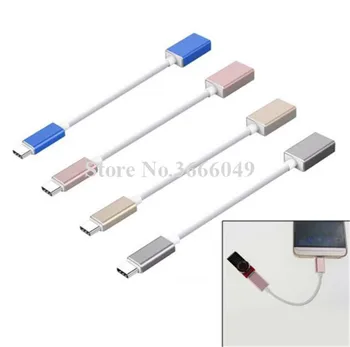 

500pcs USB-C 3.1 Type C Male to USB 3.0 Cable Adapter OTG Data Sync Charger accessory bundles For OnePlus 3 2 For Lenovo