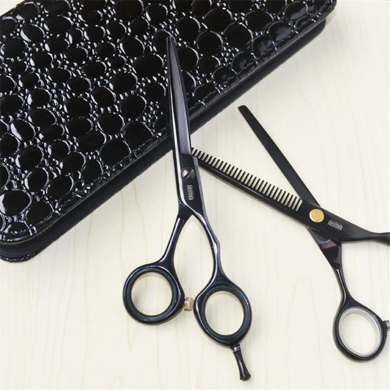 

1x PURC 5.5 inch Professional Hair Scissors Set, Stainless Steel Cutting & Thinning Scissor, Sharp Edge, High Quality P35