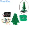 1 unidad Unid tridimensional 3D árbol de Navidad LED DIY Kit rojo/verde/amarillo LED Flash circuito Kit electrónico divertido Suite regalo de Navidad ► Foto 1/3