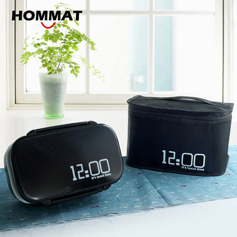 

2 Layer Japanese Bento Box Lunch Box Food Container Kids Picnic School Bento Lunchbox with Thermal Lunch Bag Portable Camping