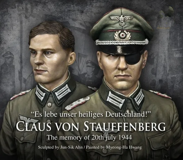 

Scale Models 1/10 Germany Stauffenberg (including two heads) KIT resin bust Free Shipping