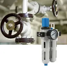 FRC-1/4-MINI G1/" редукционный клапан из алюминиевого сплава регулятор воздушного фильтра комбинированный лубрикатор 1.6MPA