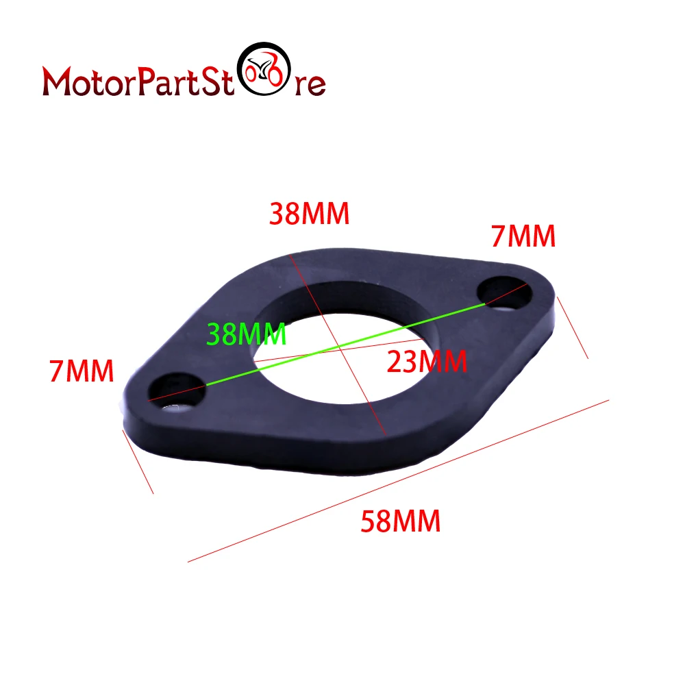 Разделительная прокладка впускного коллектора для GY6 150cc Мотоцикл мопед скутеры мотоцикл D10