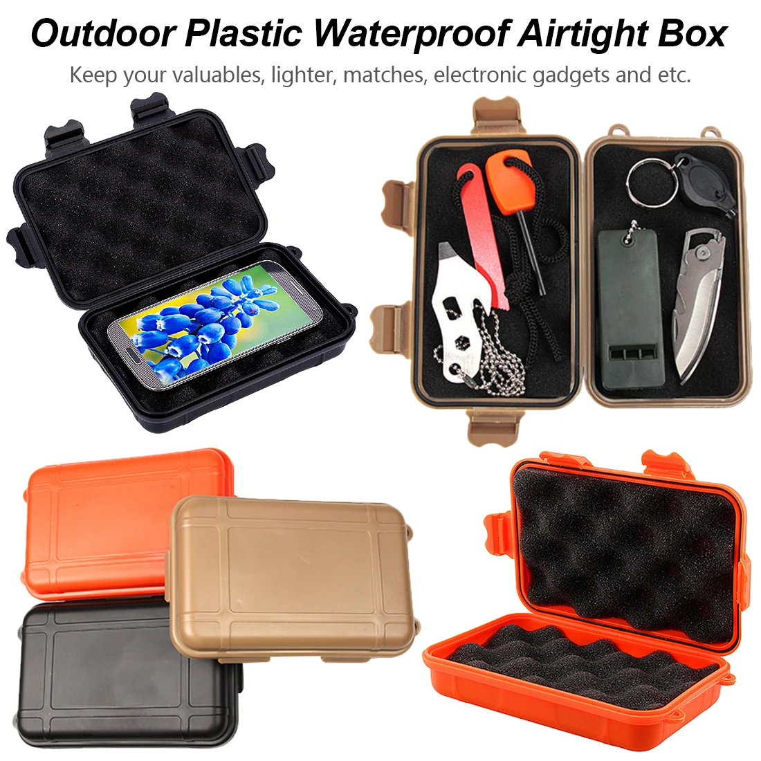Safety Box font b Tool b font font b Case b font Hardware Toolbox Impact Resistant