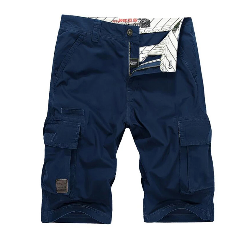 Повседневные шорты мужские шорты летние шорты мужские s средняя талия Карго короткие пляжные шорты Бермуды masculina плюс размер 30-44