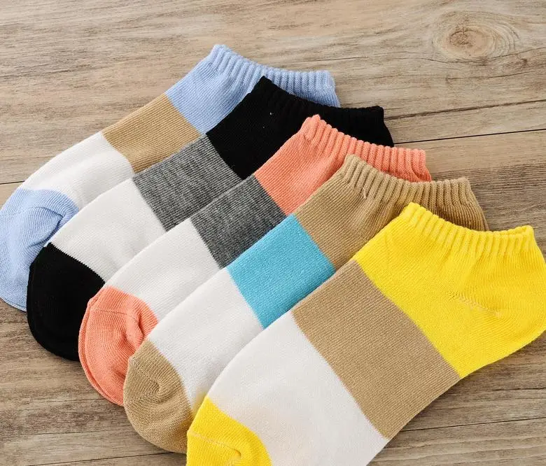

3 Pair/lot Women Cotton Socks 5 Candy Colored Female Casual Sock Patchwork Cute Socks Ladies Cheap Good Quality S81