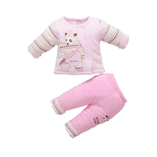 Малыша с мультипликационным принтом «панда», конструктивные особенности девочек младшего возраста кардиган/топ и хлопковые брюки