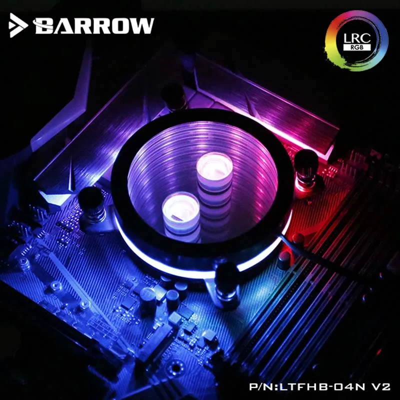 Barrow LTFHB-04N V2 водяной блок процессора для INTEL-платформы водный микро-охладитель