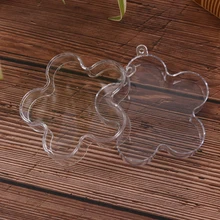 1 шт., креативная форма в форме цветка, сделай сам, прозрачная Пластиковая форма для бомбы для ванны, инструмент для купания, аксессуары