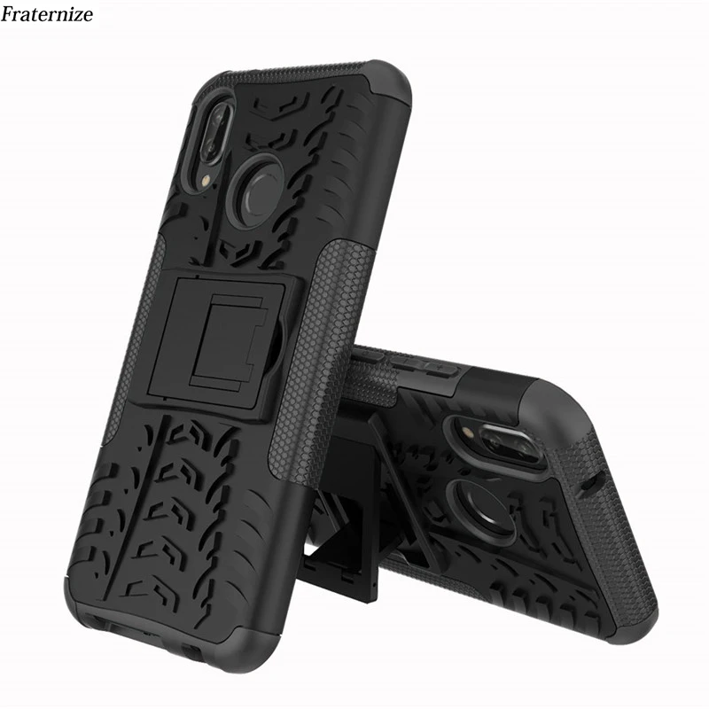 P20 Case ShockProof TPU+PC Phone Stand For Huawei Lite Pro P smart Y6 prime Y9 Y5 2018 Nova 2 2i 3E Hard cover | Мобильные телефоны