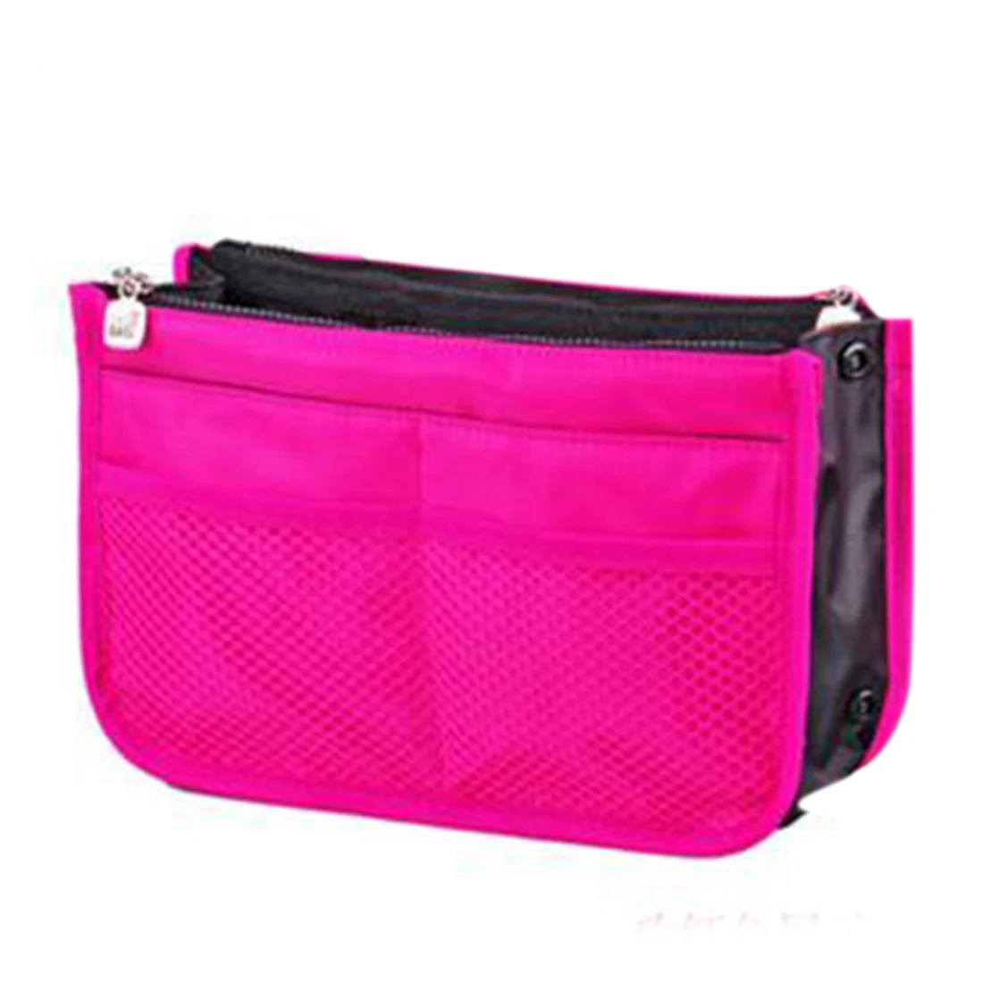 Women Toiletry Wash Storage Bag Insert Handbag Organiser Pouches Liner Nylon Case Tidy Travel ...