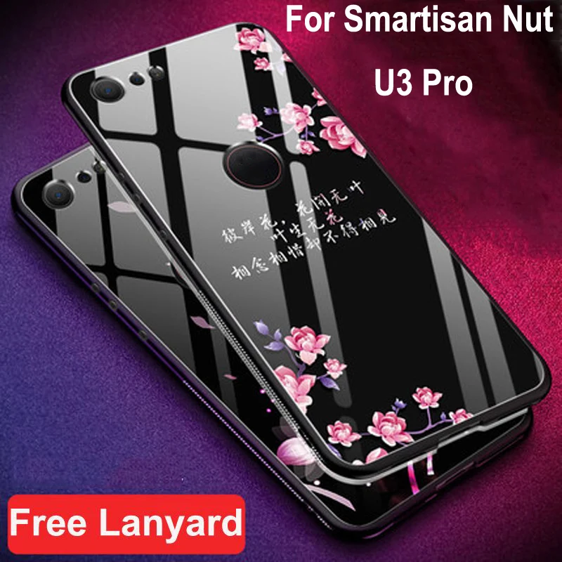Чехол для смартфона Smartisan Nut U3 Pro закаленное стекло + чехол с мягкими краями U3Pro U 3