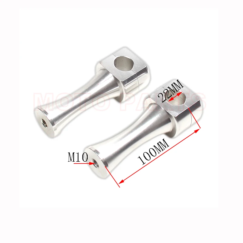 

CNC Spindle clamps Alloy Aluminium 7 / 8 "supports the HANDLEBAR Riser clamp for Dax Monkey bike Motorcycle ATV 10 cm Height