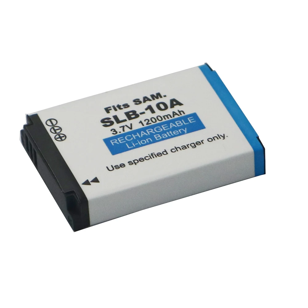 Аккумулятор SLB10A SLB 10A 1200 мАч для Samsung NV9/TL9 M310W L310W/SL310 L210 L110 L100 P1000 ES60 ES55/SL102