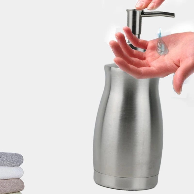 Жидкое мыло и дозатор для лосьона из нержавеющей стали для кухни и ванной комнаты