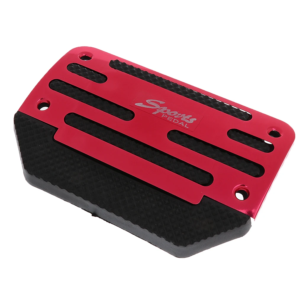 Brake Accelerator Sport NonSlip Pedal Pad Vehicle Automatic AT Car Red Creative and Fashionable Design