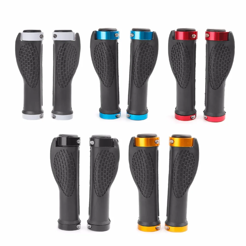 

Ergonomic Bike Handle Grip Road Cycling Bicycle Anti-Skid Rubber Lock Handlebar