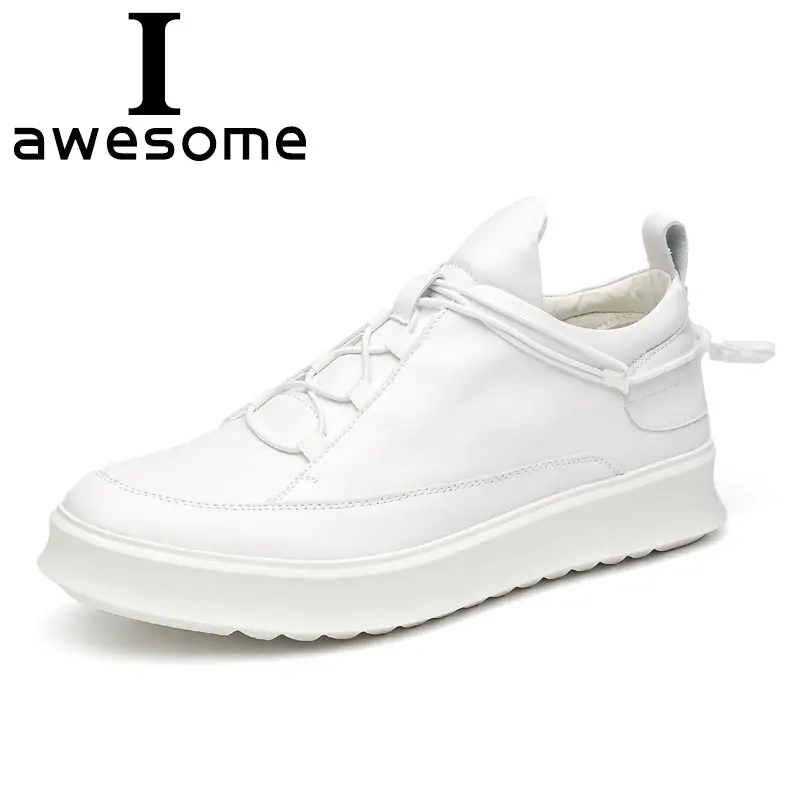 

Men Flats Fashion Shoes Luxury Brand Men flats leather casual Footwear flat lace up Breathable Men Sneakers Outdoor 411