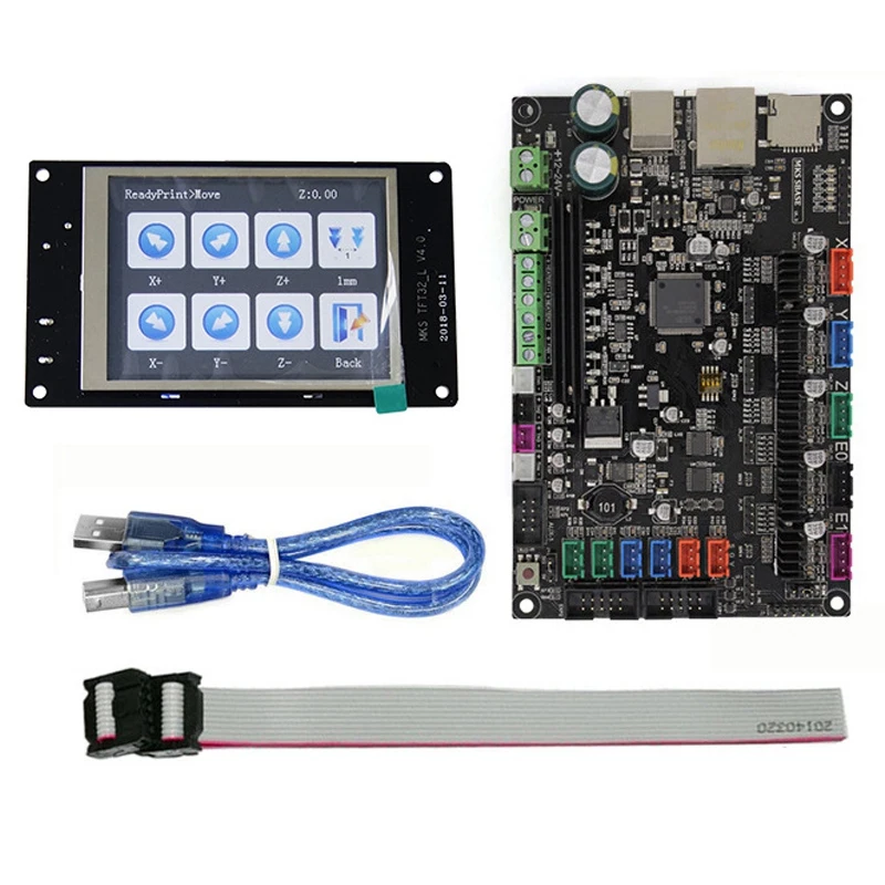 

MKS base 3D printer 32bit PCB MKS SBASE V1.3 +MKS TFT32 3.2'' LCD Touch Display-SCLL