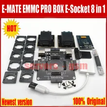 2018 Newest Original E-MATE BOX EMMC BGA 8 IN1 Support BGA100 136 168 153 169 162 186 221 529 254 for Easy jtag plus UFI box Rif