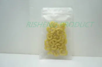 

100pcs Zipper reusable plastic bags, 20x30cm Matte Clear PET Ziplock pouch, Food sachet slider clip seal bag glossy hazy Surface