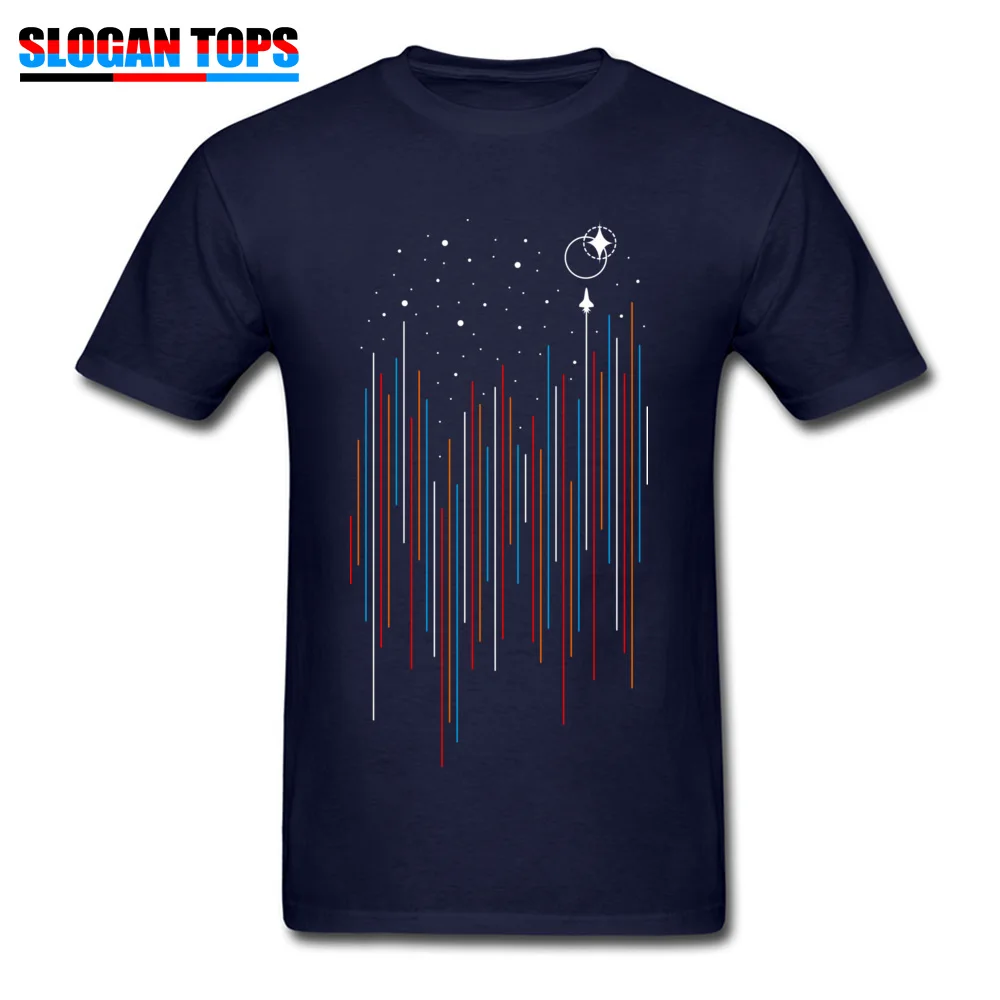 Thorugh The Cosmic Rays 2018 Discount Design T-Shirt O Neck 100% Cotton Short Sleeve Tops Shirts for Men Tops T Shirt Autumn Thorugh The Cosmic Rays navy