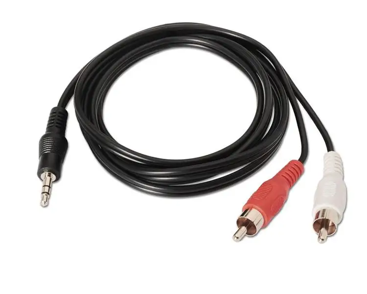 Стерео аудио кабель JACK 3 5/M-2xRCA/M 1 5 M NANOWIRE | Мобильные телефоны и аксессуары