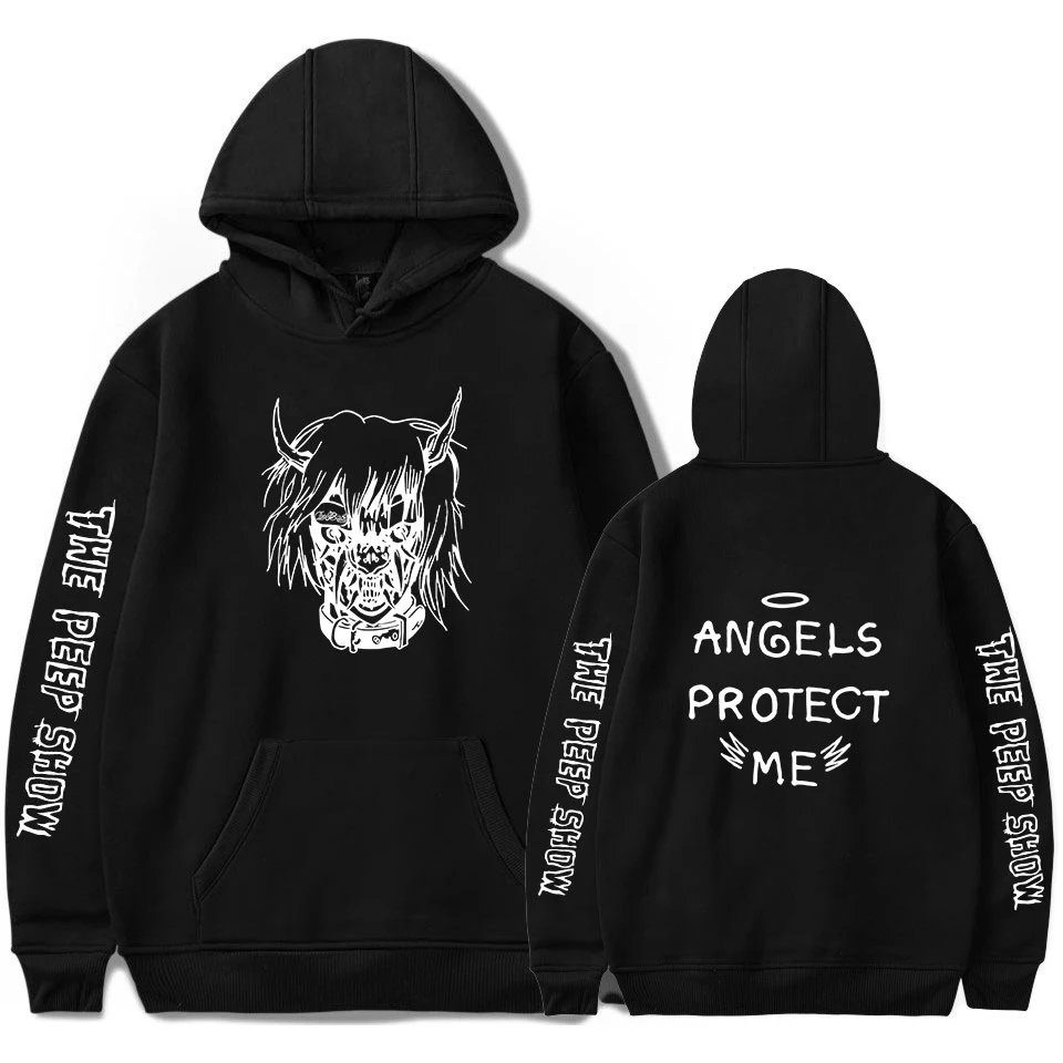 Prix Offre spéciale Lil Peep à capuche hommes femmes vêtements 2018 Harajuku Hip Hop décontracté hauts sweats capuches hommes imprimer grande taille 4XL