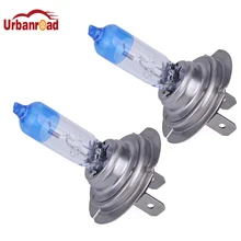 Urbanroad 2 шт. Автомобильные фары машины H7 лампа 55 w 4300 k Галогенные белые противотуманные галогеновые лампы для фар фара головного Света 12В Автомобильный Стайлинг