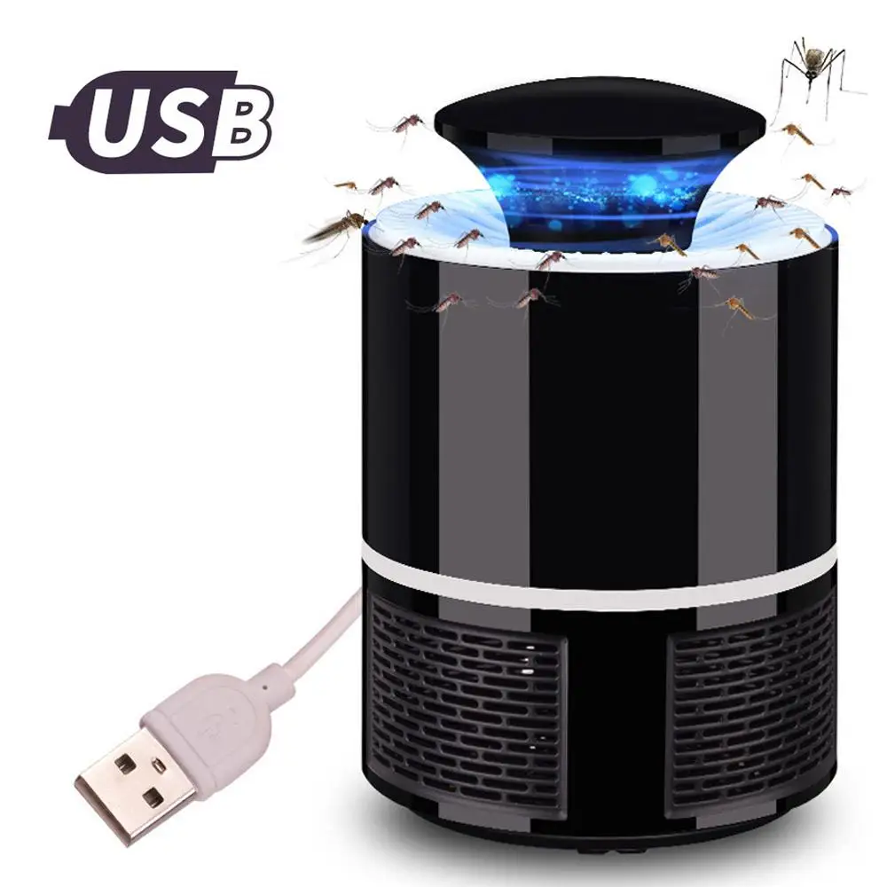 

DSstyles Mosquito Killer USB Electric Mosquito Killer Lamp Mute Home LED Bug Zapper Insect Trap Radiationless