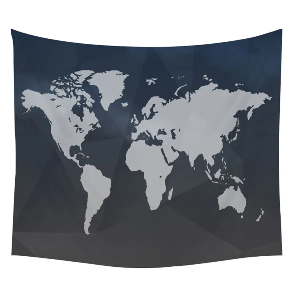 Карта мира гобелен Высокое разрешение карта ткань настенный Декор Акварельная карта письмо полиэстер покрытие стола Йога пляжное полотенце - Цвет: GT-15-16