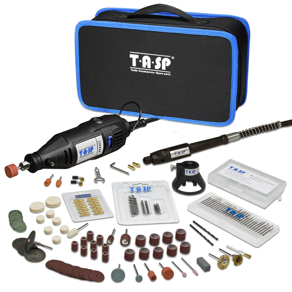 220V 130W Electric Mini Hand Drill Grinder Tools Tool Bag Kit Dremel