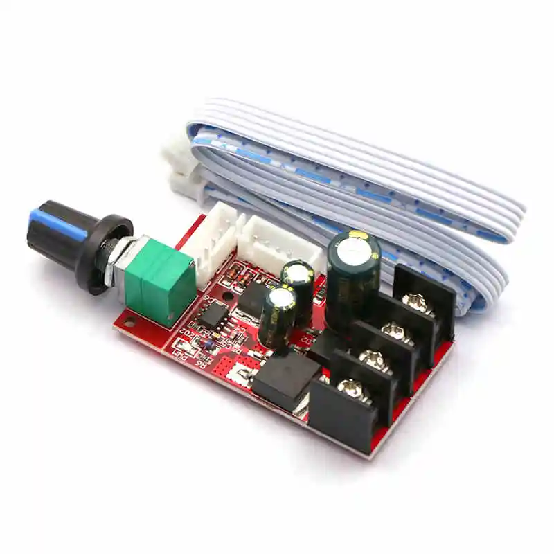 

PWM high power motor governor LED dimmer 10V-50V speed switch 15A with switch module board