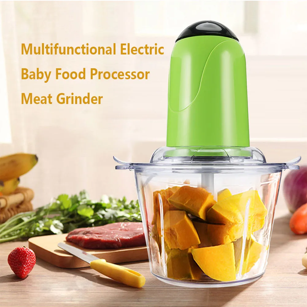 Moedor de carne elétrico cozinha misturadores alimentos com lâmina moedor de carne multifuncional processador de alimentos misturador frutas liquidificador|Moedores de carne| | -