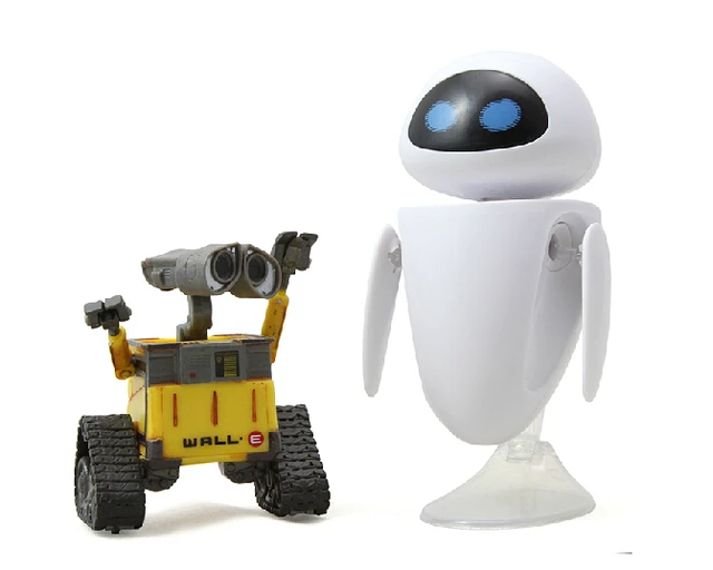 Wall E+Eva Robot OLD STYLE PVC Wall E Action Figure Collection Model