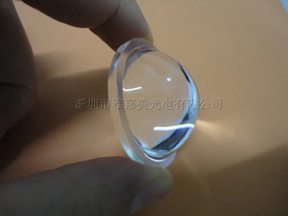 

High quality, high power LED lens 40MM *15.3MM Plastic Plano-convex Lens, Focusing optical convex lens