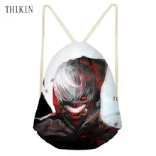 Тикин пользовательское изображение 3D крутой Kaneki Кен ролевые принты открытый плавательный мешок Токийский вурдалак спортивный водонепроницаемый мешок для мальчиков-подростков