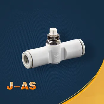 

SMC type high quality fittings AS2051F-06 O.D 6mm pipe fitting adjust throttle valve one-touch fittings