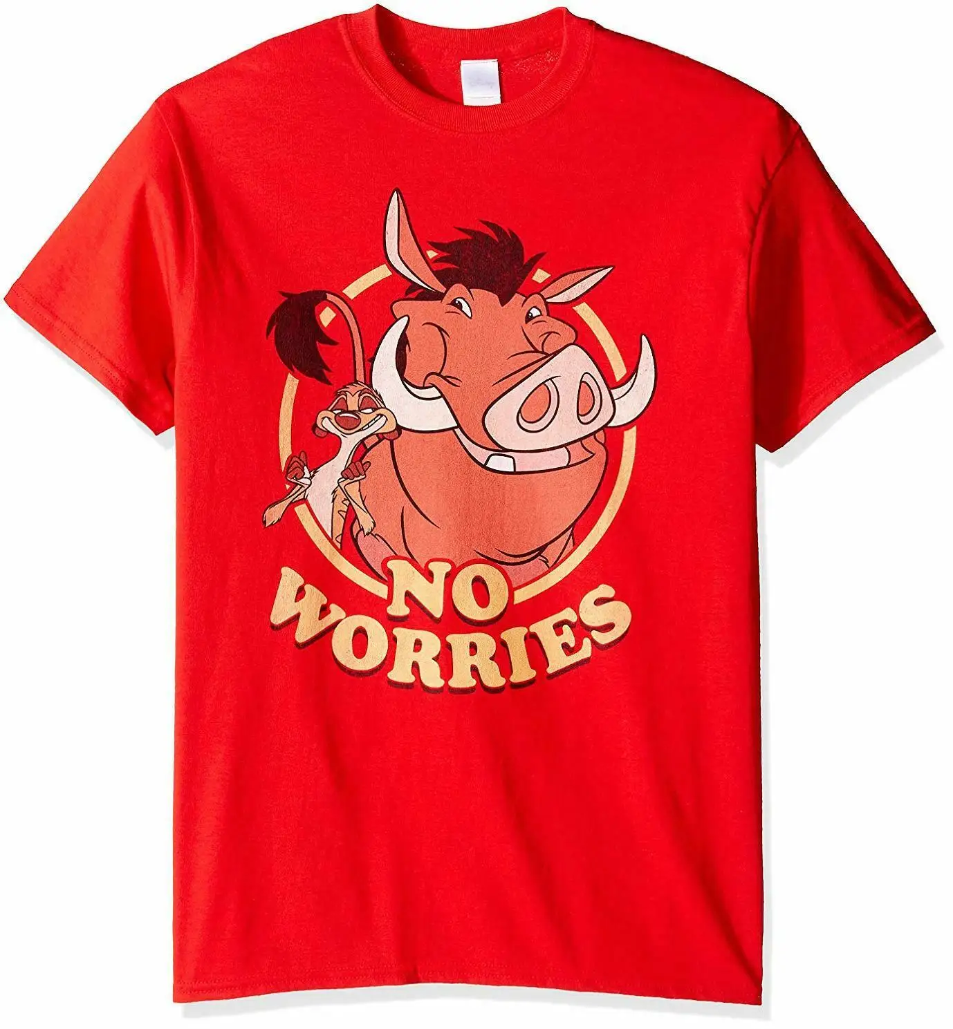 

Men's The Lion King Timon Pumbaa No Worries T-Shirt - Choose SZ/Color