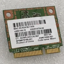 SSEA для Atheros AR5B22 2,4G/5,0 GHz WiFi Bluetooth 4,0 Half Mini PCI-E беспроводная карта для HP SPS: 676786-001 AS: 676690-001