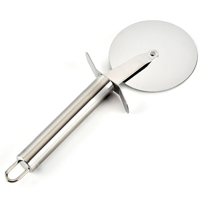 Pizza Cutter Stainless Steel Pizza Knife Cake Bread Pies Round Knife